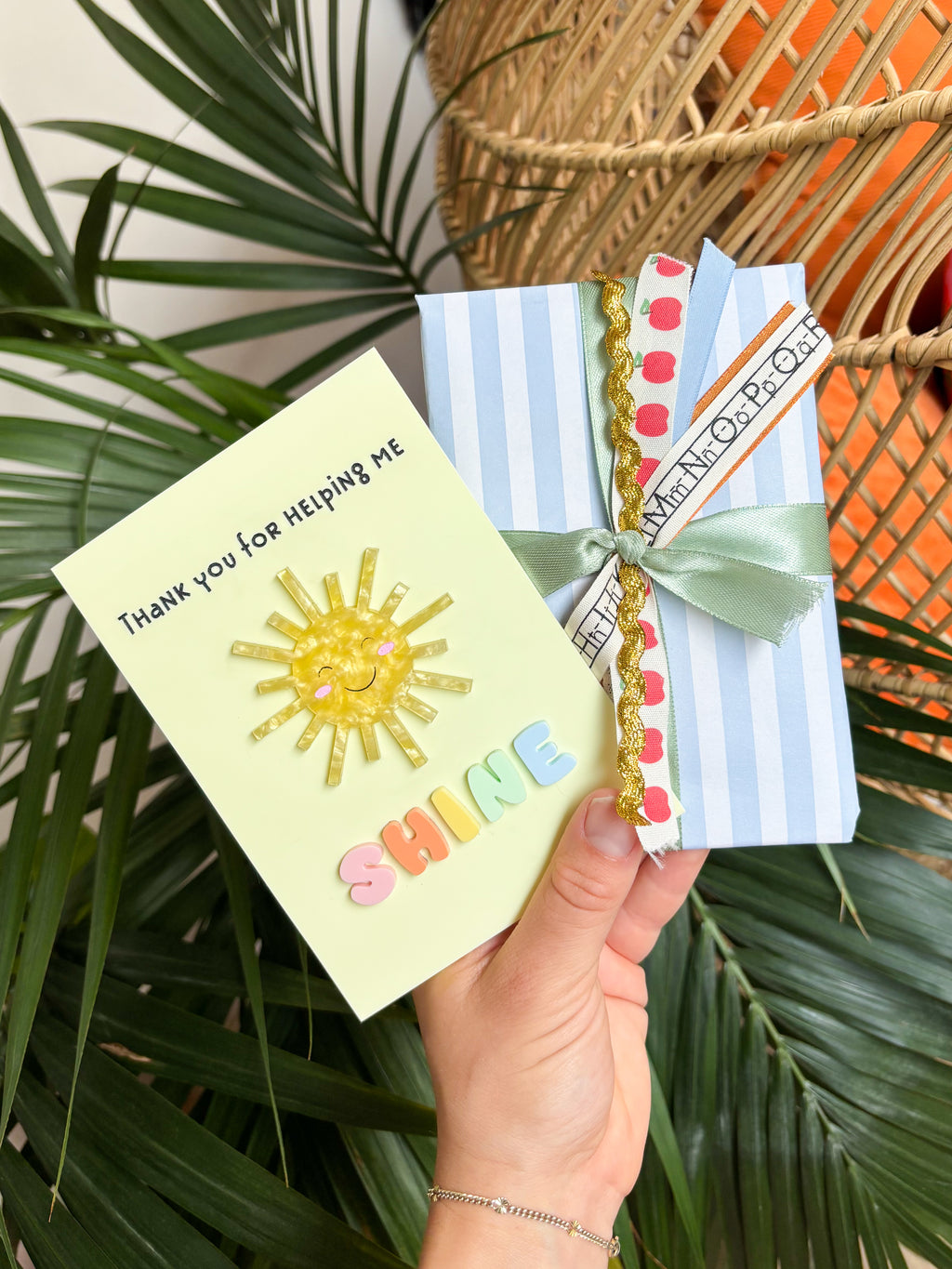 Teacher Gift – Helping Me Shine (fully gift wrapped)