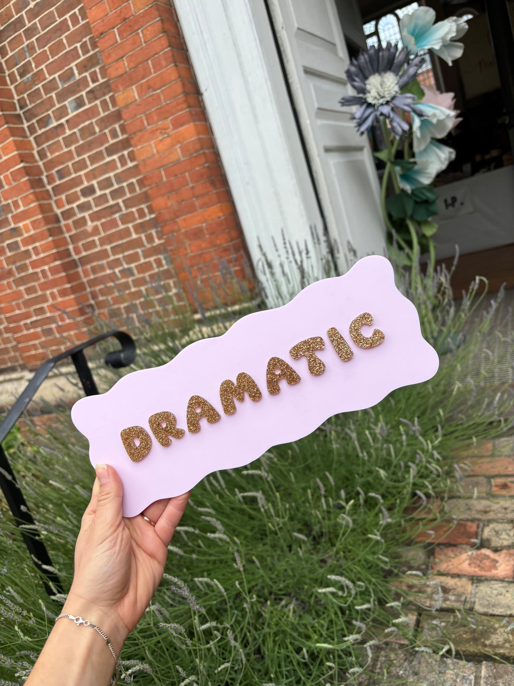“Dramatic” Acrylic Wall Art Sign