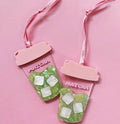 Iced Matcha Acrylic Hanging Decoration | Matcha Lover Gift | Matcha Bar Decor