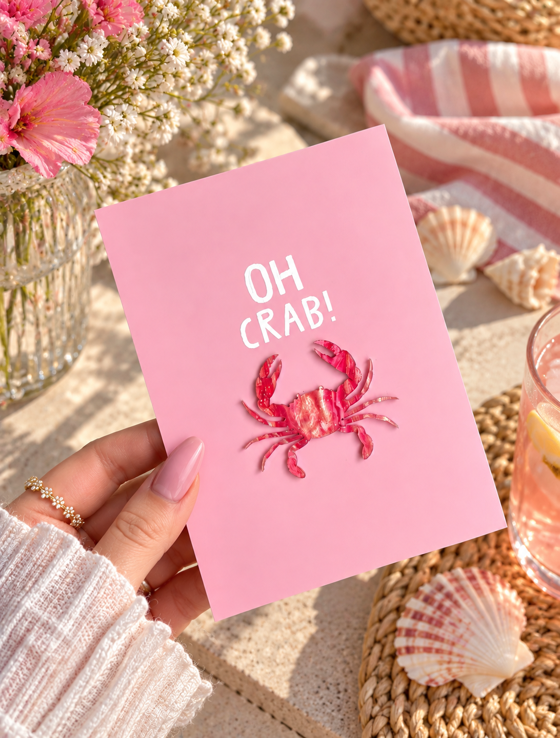 Oh Crab! Acrylic Print